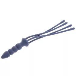   Taboom – Silicone Supreme korbács, dildós nyéllel, szilikonból