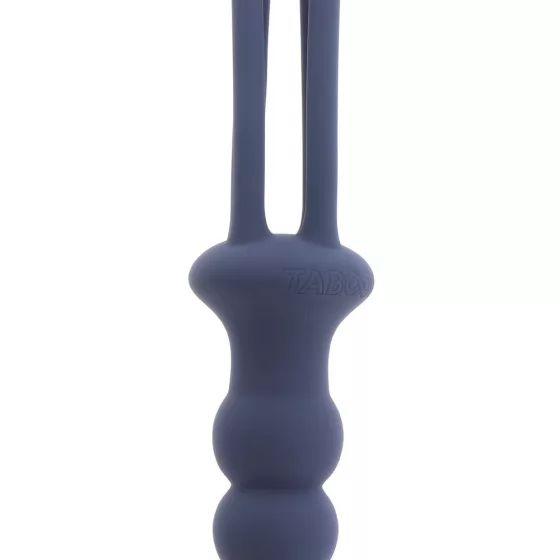 Taboom – Silicone Supreme korbács, dildós nyéllel, szilikonból