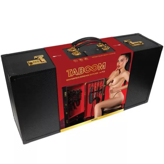 Taboom – Masterpiece 11 részes BDSM-készlet bőröndben