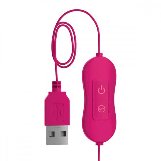 OMG! Bullets Fun USB-s vibrációs tojás (lila)