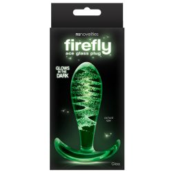 Firefly Ace fluoreszkáló análdildó üvegből