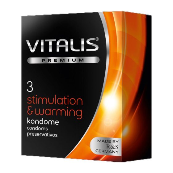 Vitalis Stimulation & Warming óvszer melegítő hatással (3 db)