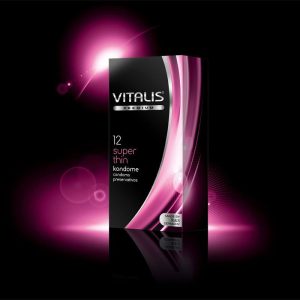 Vitalis Super Thin 12 db áttetsző, extra vékony óvszer