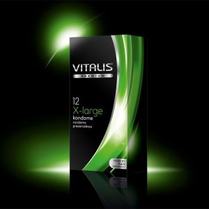 Vitalis X-Large 12 db áttetsző, extra méretű óvszer