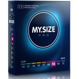 My Size Pro 64. - 3 db egyedi méretű óvszer (64 mm)