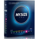 My Size – Pro 64. - egyedi méretű óvszer (64 mm, 3 db)