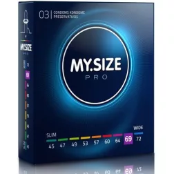 My Size – Pro 69. - 3 db egyedi méretű óvszer (69 mm)
