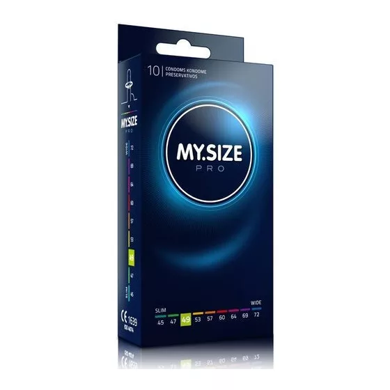 My Size – Pro 49. - 10 db egyedi méretű óvszer (49 mm)