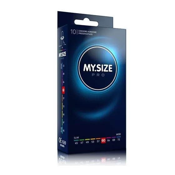 My Size – Pro 60. - 10 db egyedi méretű óvszer (60 mm)