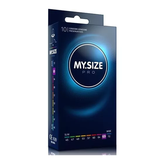 My Size – Pro 69. - 10 db egyedi méretű óvszer (69 mm)