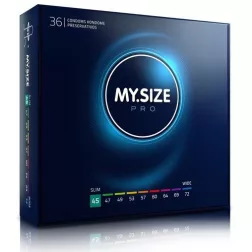 My Size Pro – 45. - 36 db egyedi méretű óvszer (45 mm)