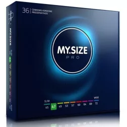 My Size – Pro 47. - 36 db egyedi méretű óvszer (47 mm)