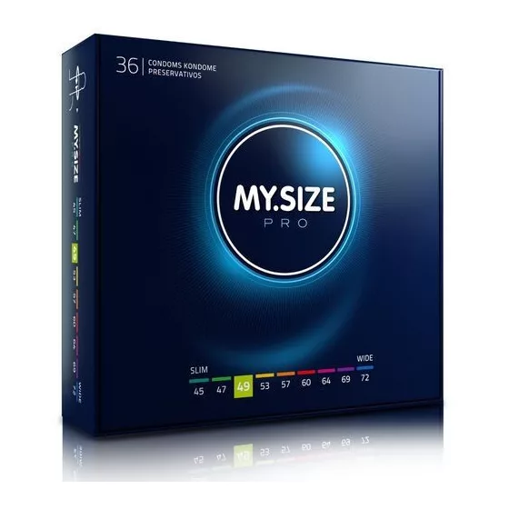 My Size – Pro 49. - 36 db egyedi méretű óvszer (49 mm)
