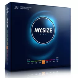 My Size – Pro 57. - 36 db egyedi méretű óvszer (57 mm)