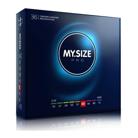 My Size – Pro 60. - 36 db egyedi méretű óvszer (60 mm)