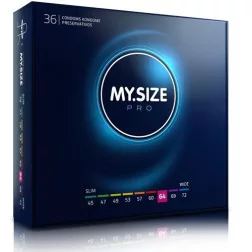 My Size – Pro 64. - 36 db egyedi méretű óvszer (64 mm)