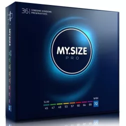 My Size – Pro 72. - 36 db egyedi méretű óvszer (72 mm)