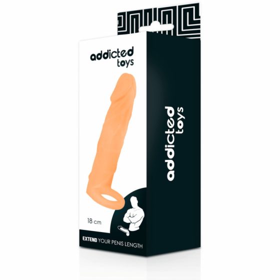 Addicted Toys pénisztoldó (18 cm - világos bőrszín)