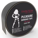 Darkness – Bondage szalag (fekete, ragadós - 15 méter)