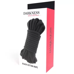 Darkness – bondage kötél (fekete, 10 méter)