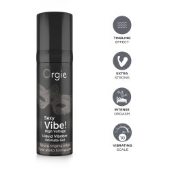   Orgie Sexy Vibe High Voltage stimuláló gél hölgyeknek, extra intenzív (15 ml)