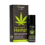   Orgie Intense Orgasm Hemp! stimuláló gél hölgyeknek, kendermag olajjal (15 ml)