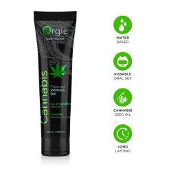   Orgie Cannabis vízbázisú síkosító, kendermag olajjal (100 ml)