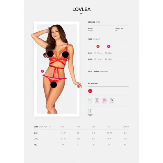 Obsessive Lovlea kétrészes szett.