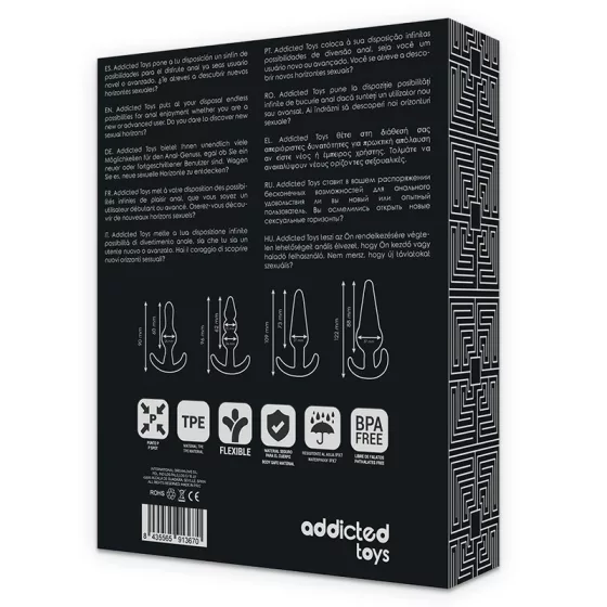Addicted Toys – 4 darabos anál dildókészlet