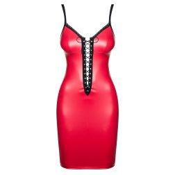 Obsessive Redella fűzős ruha és alsó (piros)