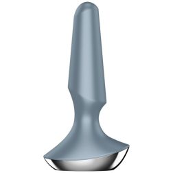   Satisfyer Plug-ilicious 2. anál vibrátor (ezüst) (APP-os).