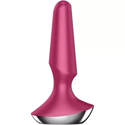 Satisfyer Plug-ilicious 2. anál vibrátor (bordó) (APP-os)