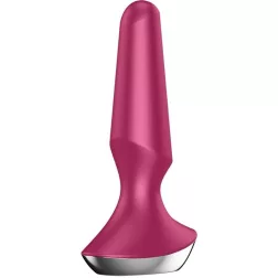 Satisfyer Plug-ilicious 2. anál vibrátor (bordó) (APP-os)