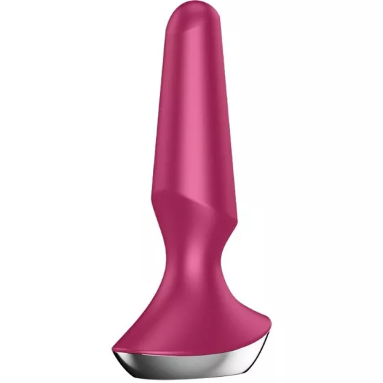 Satisfyer Plug-ilicious 2. anál vibrátor (bordó) (APP-os)