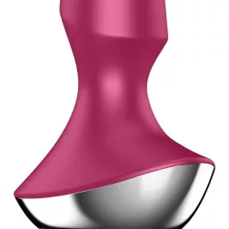 Satisfyer Plug-ilicious 2. anál vibrátor (bordó) (APP-os)