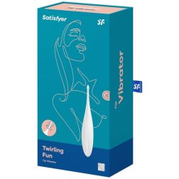 Satisfyer Twirling Fun fókusz típusú izgató (fehér)