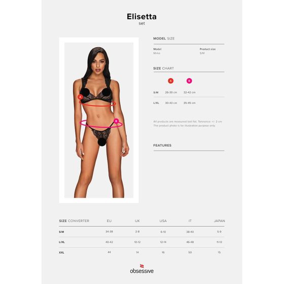 Obsessive Elisetta kétrészes szett.