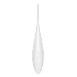   Satisfyer Twirling Joy fókusz típusú csiklóvibrátor (fehér) (APP-os)