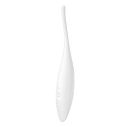   Satisfyer Twirling Joy fókusz típusú csiklóvibrátor (fehér) (APP-os)