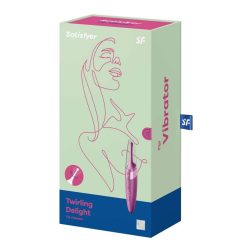   Satisfyer Twirling Delight fókusz típusú csiklóvibrátor (lila).