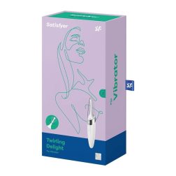   Satisfyer Twirling Delight fókusz típusú csiklóvibrátor (fehér)