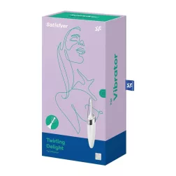   Satisfyer – Twirling Delight fókusz típusú csiklóvibrátor (fehér)