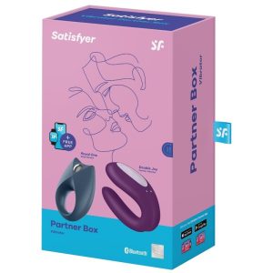 Satisfyer Partner Box 2. péniszgyűrű és párvibrátor szett