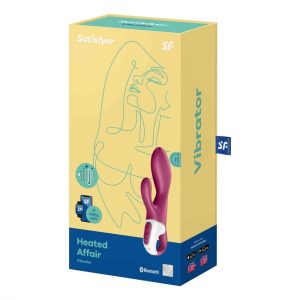 Satisfyer Heated Affair kétmotoros vibrátor, melegítő funkcióval (APP-os)