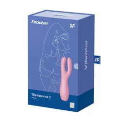Satisfyer – Threesome 3 csiklóvibrátor (rózsaszín).