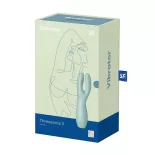 Satisfyer Threesome 3 csiklóvibrátor (zöld).