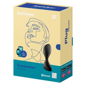 Satisfyer Trendsetter anál vibrátor (fekete) (APP-os)