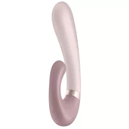   Satisfyer Heat Wave kétmotoros vibrátor, melegítő funkcióval (bézs) (APP-os)