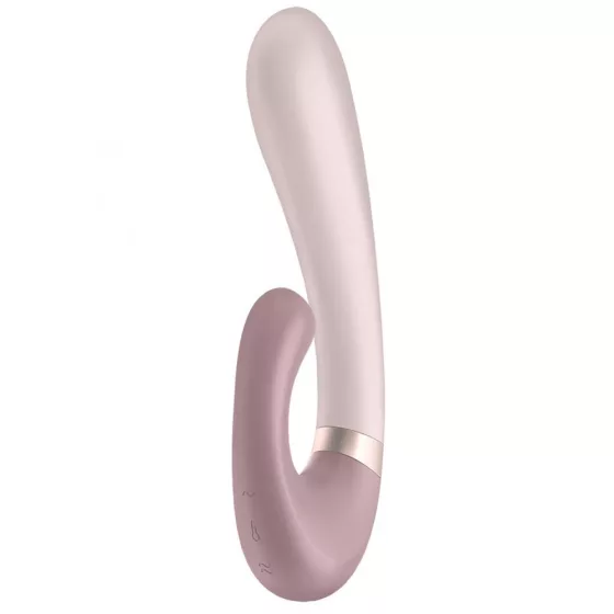 Satisfyer Heat Wave kétmotoros vibrátor, melegítő funkcióval (bézs) (APP-os)