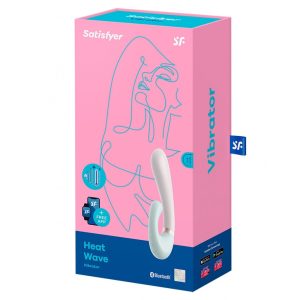 Satisfyer Heat Wave kétmotoros vibrátor, melegítő funkcióval (menta) (APP-os)